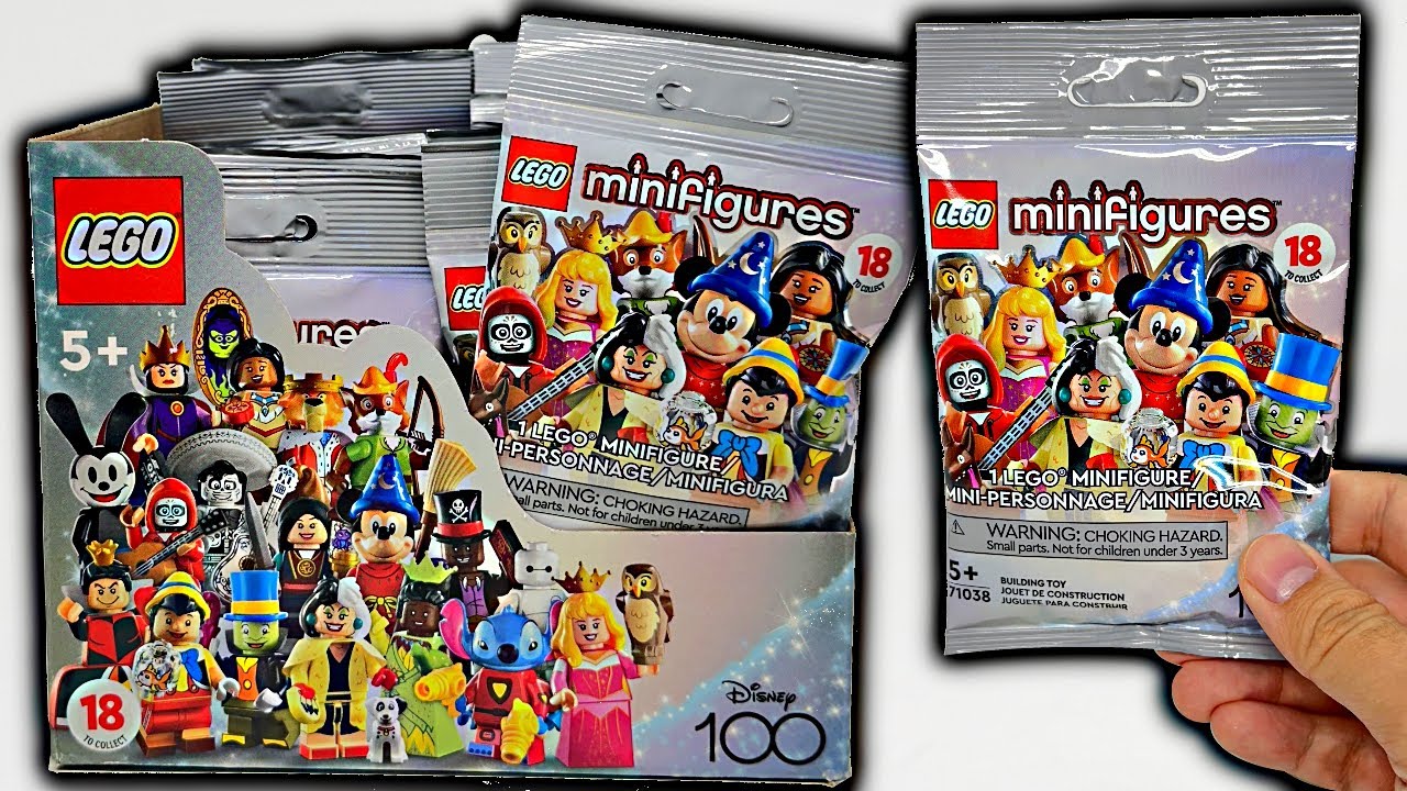 LEGO Disney 100 Minifigures - 40 pack BOX opening!