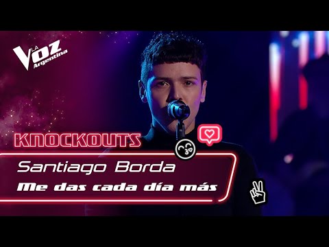 Santiago Borda - “Me das cada día más”  - La Voz Argentina 2021