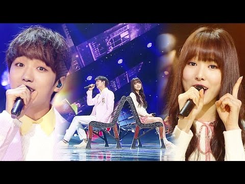 "ADORABLE" YUJU & SUNYOUL (Chorus & Melody) - Cherish (Looks like) @ Popular song Inkigayo 20160320