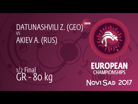 1/2 GR - 80 kg: Z. DATUNASHVILI (GEO) df. A. AKIEV (RUS), 2-1