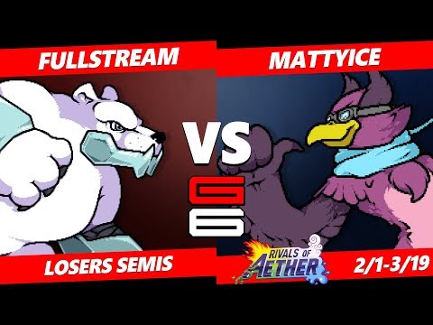 Genesis 6 RoA - BxA | MattyIce (Wrastor) Vs. PG | FullStream (Etalus) Rivals of Aether Tournament LS