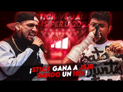 ¡STICK GANA A JAIR DANDO UN 10%! | STICK VS JAIR | FMS PERÚ 2022 JORNADA 1