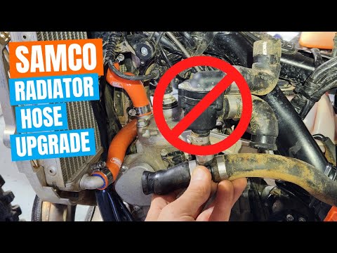 Samco KTM Radiator Hose Upgrade (Thermostat Bypass) - 2020 KTM 300 XC TPI