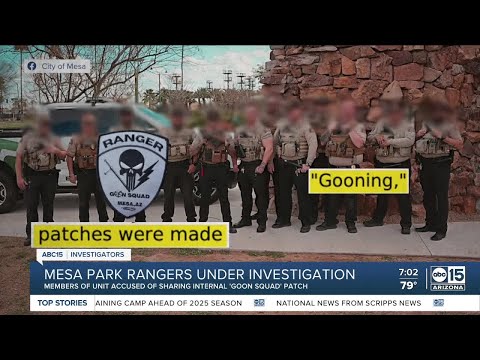 Mesa park rangers allegedly targeted homeless, used racial slurs, shared a ‘Goon Squad’ patch