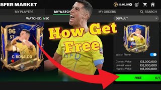 How Get Free Cristiano Ronaldo Over 96 in FC Mobile 24