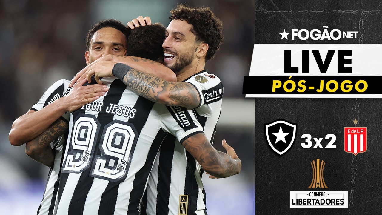 LIVE | Pós-jogo e repercussão da vitória do Botafogo sobre o Estudiantes no Niltão pela Libertadores