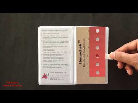 Haemoglobin estimation- colour scale method simple and time ...