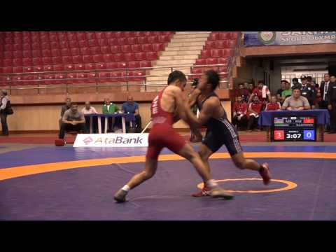 AWFCUP / Mikayıl Rahmanov - Kaly Sulaymanov (KGZ) GR juniors 60 kg final