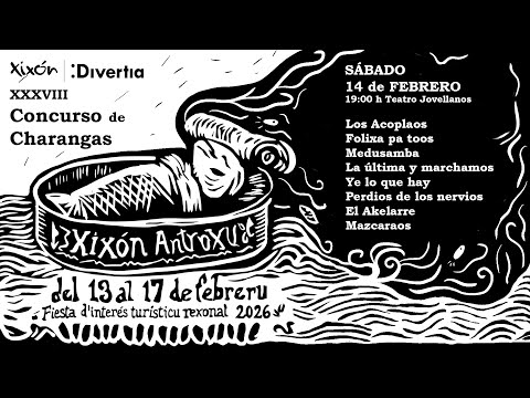 ANTROXU 2026 - XXXVIII CONCURSO DE CHARANGAS - SÁBADO 14/02/26