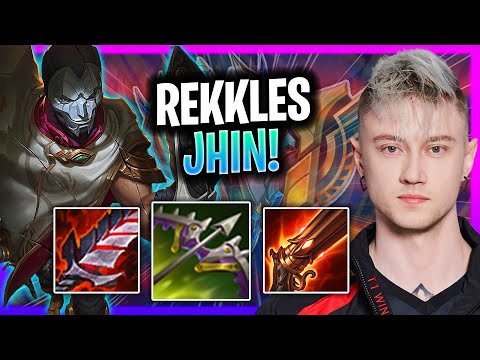 REKKLES IS A GOD WITH JHIN! | LR Rekkles Plays Jhin ADC vs Ezreal!  Season 2024