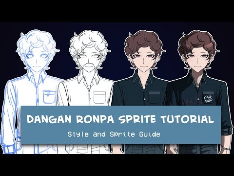 Dangan Ronpa Sprites/Style- TUTORIAL