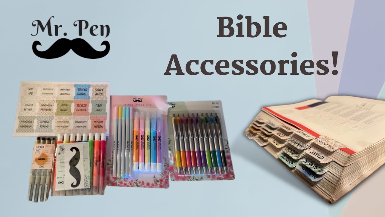 Mr Pen Bible Accessories - Highlighters, Pens and Bible Tabs