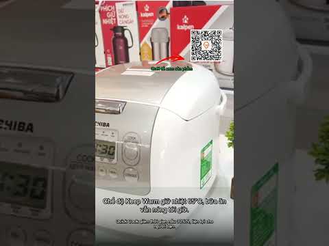 Nồi cơm điện tử Toshiba RC-18NTF & RC-10NMF, Lòng Nồi Siêu Dày - SX Tại Thái Lan, Hàng Chính Hãng