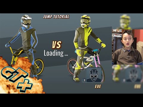 Mad Skills BMX 2 iOS , Mad Skills BMX2 on  iPad ,BMX iPad game , doing BMX Wheelie , Bike iPad game