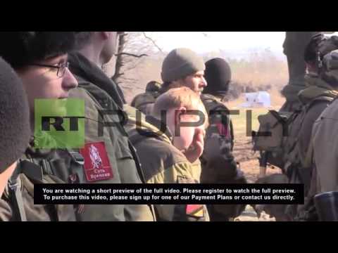 Ukraine: See 15-yo train with Vostok Battalion in Donetsk