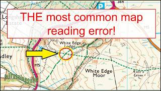 Map Reading Mistakes - the most common error
