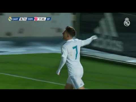 Francisco Feuillassier "Franchu" amazing solo goal for Real Madrid Castilla vs. Cerceda