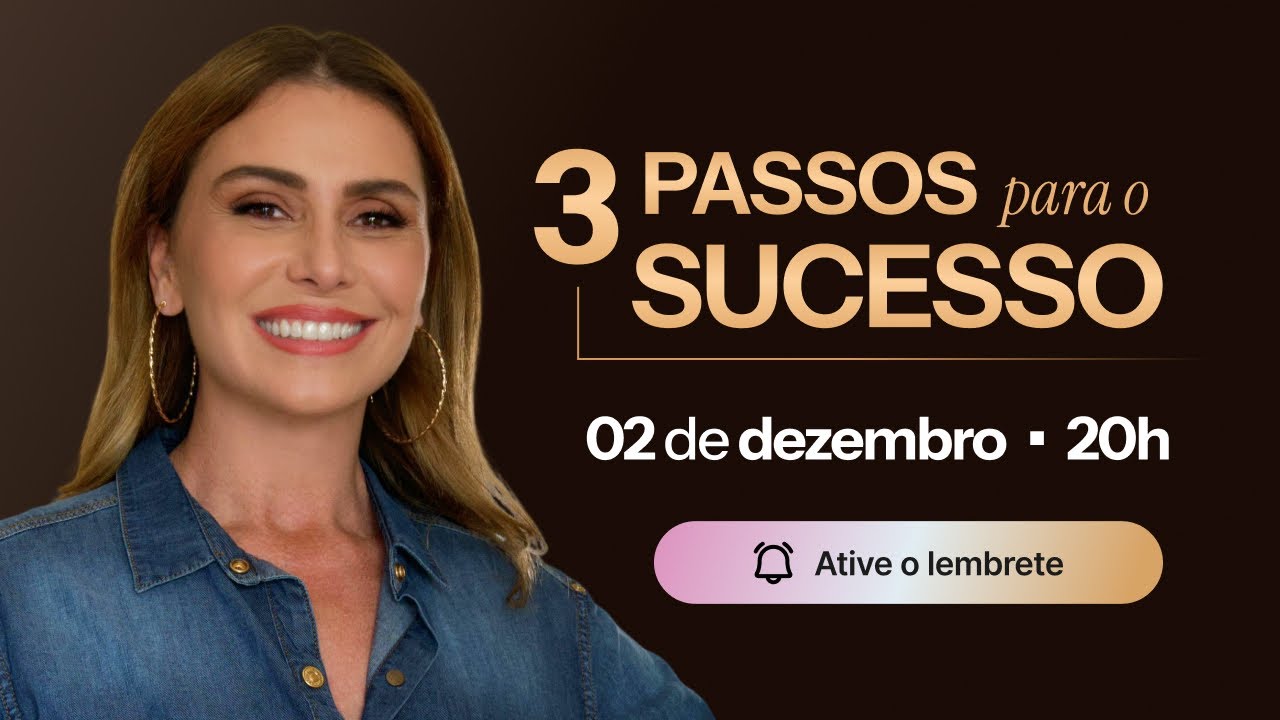 3 PASSOS PARA O SUCESSO. AULA EXCLUSIVA. | Giovanna Antonelli