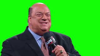 Paul Heyman "just because I'm loyal to both of them..." green screen