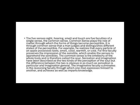 Ibn-Bajjah| Influence of Aristotle| Perception and Sensation| Intellect