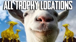 Goat Simulator ALL TROPHY LOCATIONS GUIDE
