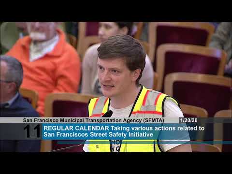 Clarendon Avenue SFMTA board presentation, January 2026