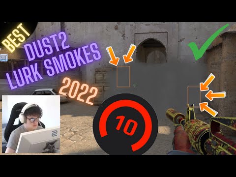 ✔️ Lurk Smokes On Dust2 That Win You Games in 2022