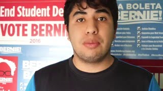 I&#39;m voting for Bernie Sanders because...(English/Spanish) #FeelTheBern