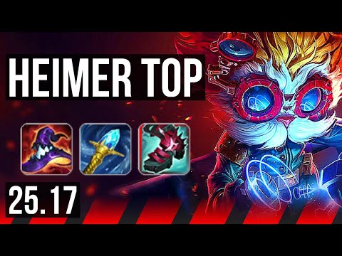HEIMERDINGER vs VOLIBEAR (TOP) | 7 solo kills | KR Master | 25.17