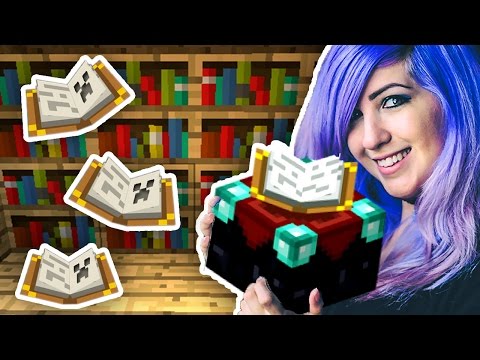TeraBrite Games - MAX LEVEL ENCHANTMENT TABLE - 15 Bookshelves! | Minecraft with SabrinaBrite