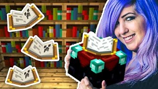 MAX LEVEL ENCHANTMENT TABLE - 15 Bookshelves! | Minecraft with SabrinaBrite