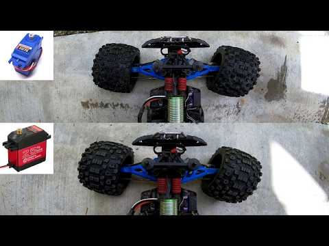 Traxxas Summit steering servo upgrade