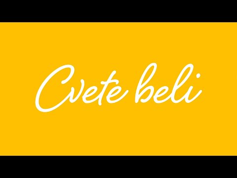 DZENAN LONCAREVIC - CVETE BELI (OFFICIAL LYRICS VIDEO)