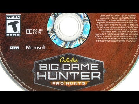 cabela's big game hunter pro hunts xbox 360 ???????