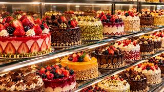 Chocolate, Fruit & Caramel Cakes 🎂 100+ Made Daily in This Turkish Bakery Shop