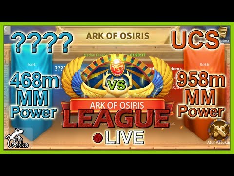 UCS (958m) vs WFL (468m) - Ark of Osiris League LIVE!