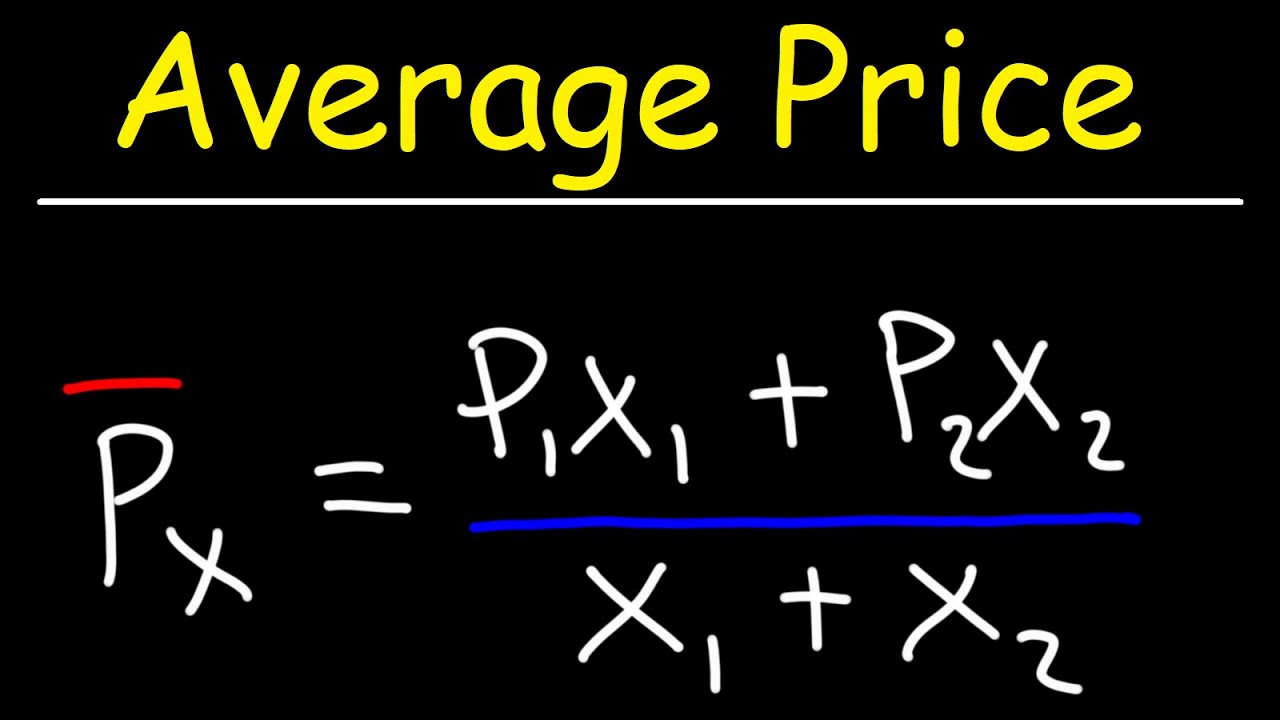 How to use Weighted Averages to Calculate the Average Cost Per Share