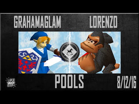 SSC 2016 Pools - Grahamaglam (Link) Vs. Lorenzo (Donkey Kong) Super Smash Bros - SSB64