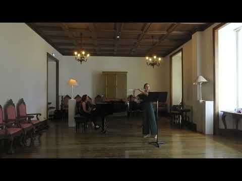 Robert Muczynski - Sonata for Flute and Piano, Op. 14 - Maria Gonçalves Oliveira and Isolda Crespi