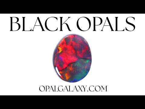 ❤️NEW💙1.1ct Natural Black Opal Bright Red and Multicolor Fire