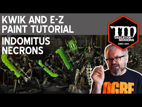 INDOMITUS Necrons - Kwik and E-Z Paint Tutorial