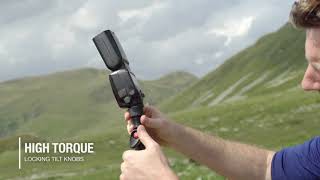 Rótula basculante con zapata de Manfrotto
