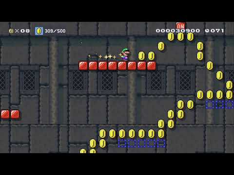 500 Coin Challenge by TzShadow - Super Mario Maker 2 - No Commentary 1bv