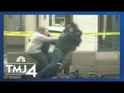 Man tackled by Milwaukee Police after grabbing suspicious package