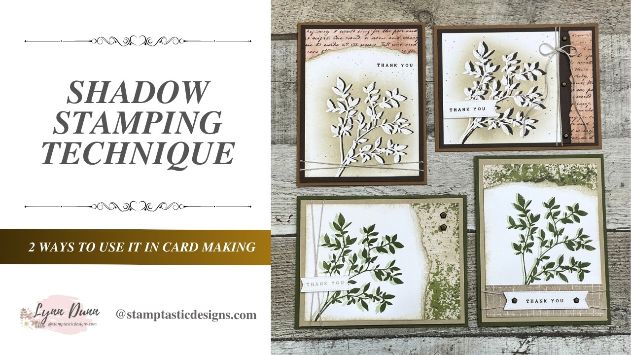 Shadow Stamping Technique for Card Making