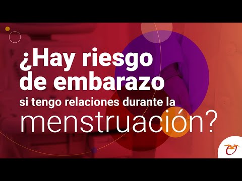 ¿Hay riesgo de embarazo si tengo relaciones durante la menstruación?