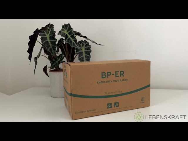Vídeo relacionado con Compact Rieber BP ER Elite Emergency Food 24 x 500 gram Unit Comida a Largo Plazo para Exteriores, campamentos y en situaciones de Crisis (sin BPA y Halal)