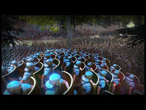 28,000 Man Barbarian Invasion - Roman Last Stand | Ultimate Epic Battle Simulator Gameplay