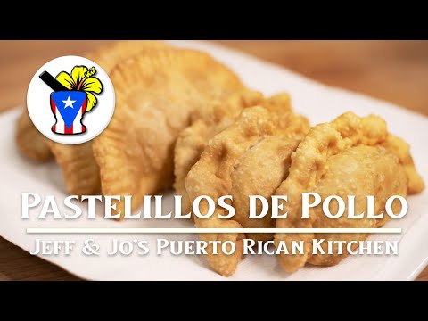 How to make Pastelillos (Empanadillas) de Pollo From Scratch - Easy Puerto Rican Recipe