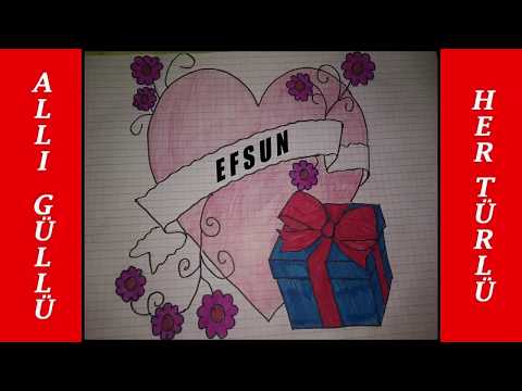 İsme özel seni seviyorum ( Efsun )